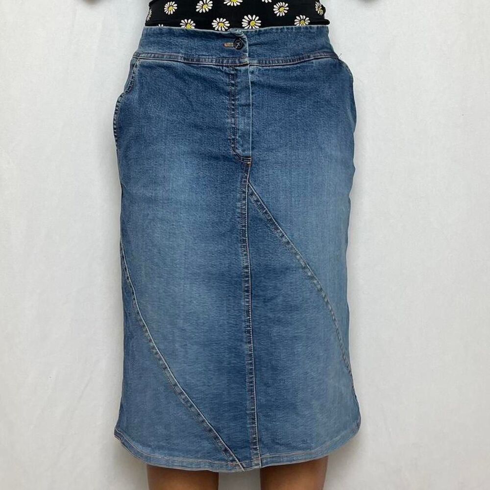 Unbranded Women's Blue and Navy Skirt